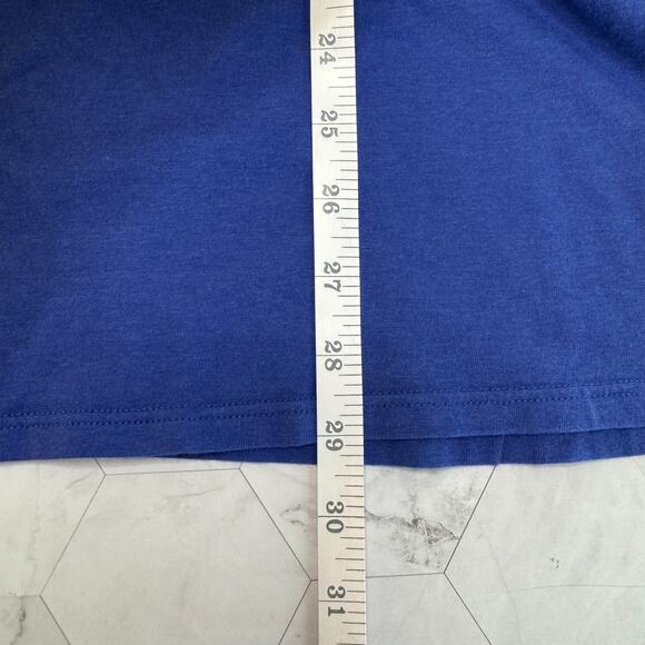 NWT J.Jill Embroidered Womens Size M Azul Blue Cream Tunic Top Soft Boho Chic - Picture 6 of 10